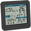 TFA Dostmann Stazione meteo con sensore esterno, radio SKY, 35.1152.01, radio, previsioni del tempo, orologio radio, per interni ed esterni