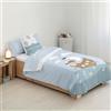 Kids&Cotton Copripiumino Farid Blu 175 fili 180 x 220 cm