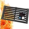 KOTARBAU® Griglia per Camino a legna 26,5 x 15 cm Forno griglia in ghisa per camino griglia stufa legna griglie cenere