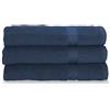 Gabel Asciugamani Viso, Spugna di Puro Cotone Idrofilo, 60 x 100 cm, Blu, Set da 3 Pezzi