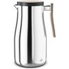 alfi STUDIO ALLURE 1,0 l, in acciaio inox lucidato con elementi in legno, thermos in acciaio inox a doppia parete, mantiene caldo 12 ore, freddo 24 ore, chiusura a vite, apertura grande, senza BPA