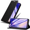 Cadorabo Custodia Libro per Huawei P SMART PLUS in NERO DI NOTTE - con Vani di Carte, Funzione Stand e Chiusura Magnetica - Portafoglio Cover Case Wallet Book Etui Protezione