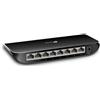 TP-Link TL-SG1008D, 8 Port Gigabit Ethernet Network Switch, Ethernet Splitter, Hub, Desktop and Wall-Mounting, Plastic Case, Plug and Play, Energy-Saving, Black