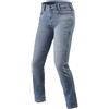 Rev'it Jeans Moto Donna Rev'it SHELBY Ladies Azzurro Slavato L32