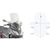 Givi Parabrezza trasparente Givi D5614ST Per PIAGGIO Mp3 300 HPE