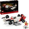 LEGO Icons McLaren MP4/4 e Ayrton Senna, Modellino da Costruire di Auto da Corsa con Minifigure, Replica Iconica Monoposto F1, Hobby Creativo per Adulti, Regalo per Lui, Lei, Marito o Moglie 10330