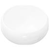 vidaXL Lavandino Rotondo in Ceramica Bianca Sanitari da Bagno Lavabo Lavello
