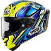SHOEI Casco Shoei X-SPR Pro Daijiro TC-3 blu giallo