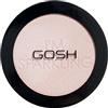 GOSH Polvere HIGHLIGHTER I'M SPARKLING per viso e corpo, illuminante a lunga durata per una finitura luminosa, polvere scintillante, senza profumo e vegano, 003 Pearl Dust
