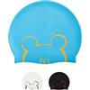 BeLikeFish Cuffia Nuoto Bambini 6-14 - Cuffia Piscina in Silicone per Bambini Juniors Adolescenti 6-14 anni