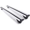 Rixto Barre portatutto BM + AERODYNAMIC GREY in alluminio per BMW SERIE 3 TOURING (G21) dal 2019 in poi con corrimani bassi railing integrati