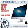 Apple iMac 27" SLIM CPU i5 16gb ram 256gb M2 A1419 SCHEGGIATURE BORDI MONITOR