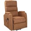 WIMED POLTRONA RELAX ELETTRICA A 1 MOTORE - INGOMBRO RIDOTTO - LADY COMFORT SLIM (Beige)