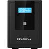 RVT UPS 3000VA Gruppo di continuità 1900W 3 schuko per Stampanti Dvr PC Stufa pellet