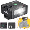 Godox iM30 Flash Tascabile per Fotocamera, Controllo Ottico S1/S2, Temperatura Colore 6500 K ± 200 K, 7 Livelli di Potenza (1/64~1/1), Numero Guida 15 (ISO 100, Metro)