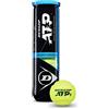 DUNLOP ATP Championship palline da tennis per terra battuta, cemento ed erba (1x4 Pet)