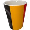 Nerthus FIH 496 - Tazza di Porcellana per Espresso, Multicolore (Belgio), 100 ml 1 Pezzo