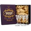 GLASSIQUE CADEAU Set di 4 bicchieri da vino in cristallo, per sherry, dolce porto e dessert, 104,9 g, piccoli bicchierini per cordiali e liquori, bicchieri a stelo lungo per aperitivi, digestivi, bevande dopo cena