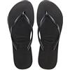 HAVAIANAS SLIM Ciabatta Infradito - Donna - Black