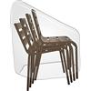 Greengeers 93814 Custodia Protezione di 6 sedie polietilene Bianco 2 x 28 x 40 cm