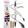 iMethod Matita per sopracciglia curved 2 in 1, doppia finitura, con punta curva e punta di precisione, per sopracciglia naturali, marrone