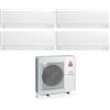 Mitsubishi Electric Climatizzatore Condizionatore Mitsubishi Electric Quadri Split Inverter Linea Plus serie MSZ-AY 7+7+9+12 con MXZ-4F72VF R-32 Wi-Fi Integrato 7000+7000+9000+12000