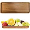 LNGJIN Vassoio Rettangolare,29x10cm Vassoio in Legno,Vassoi Da Portata,Vassoio Legno da Cucina,Piccolo Vassoio di Stoccaggio,Piccolo da Tè Vassoio,per Posizionare Caffè,Biscotti,Pane,Frutta,Snack