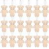 Kasyat 18 Pezzi Mini Orso da 4,7 Pollici Orsetto per Portachiavi Piccolo Orso Snodato di Peluche Bambola Morbida per Decorazione di Compleanno Matrimonio Narale Bomboniera (Stile Semplice)