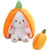 PXRLMYF Coniglietto Peluche Giocattolo,18cm Coniglietto di Pasqua Peluche, Morbido Peluche Coniglio Giocattolo per Regali di Pasqua e Festa dei Bambini(Carota)