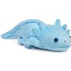 Tiny Heart Axolotl Peluche 51cm/20 Axolotl Realistica Peluche Animale Adorabile Regali Morbidi e Carini Axolotl Peluche per Bambini Ragazzi e Ragazze Axolotl Giocattoli Peluche per bambini blu