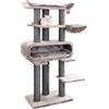 Petrebels Maine Coon - Tiragraffi XXL, altezza 180 cm, design per gatti grandi, con diametro di 12 cm e diametro di 15 cm, colore: Cappuccino