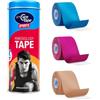 CureTape MyCureTape Panther Power - Set di 3 nastri kinesiologici da 2,5 m x 5 cm, art leopardato nero e rosa, elegante nastro sportivo per muscoli e articolazioni, delicato sulla pelle e impermeabile