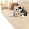 uyeoco Copridivano 3 Posti con Braccioli, Fodera per Divano 2/4/1 Posti Antiscivolo Antimacchia, Copri Divano Relax Salvadivano trapuntato Copertura Divano Tessuto Super Morbido ( Color : #42 , Size : 70x150