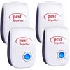 HNYGS-EU Repellente Ultrasuoni per Zanzare, Antizanzare Ultrasuoni per,Topi, formiche, Insetti, Ratti, Scarafaggi, Mosche, Pulci- Repeller ultrasonico Controllo dei parassiti di Human & Pet Friendly (4 Pack)