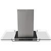Festnight Cappa Isola Aspirante Sospeso da Cucina con Display LCD e LED Illuminazione 90 cm