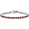 FANCIME Bracciale Tennis in Argento Sterling 925 Massiccio Regalo Zirconi Matrimonio Romantico Gioielli per Donna Ragazza Mamma Moglie Figlia Amica