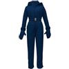Generic Tuta da sci da donna, antivento, monopezzo, impermeabile, con cappuccio, collo in pelliccia, tuta da neve, calda, giacca da sci, giacca da neve, calda giacca da sci, giacca da neve calda in softshell,
