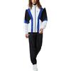 Australian Urban Block Tracksuit, Tuta Completa Sportiva Uomo, Realizzata in Poliammide - Bianco - M