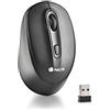 NGS SMOG-RB - Mouse Multidispositivo Wireless Ricaricabile con Illuminazione a LED, Tecnologia Bluetooth 3.0/5.0, 2.4Ghz, Portata 10M, Durata della Batteria 50 Ore, Nero