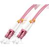 LINDY Cavo Fibra Ottica OM4 LC/LC - 50/125, 2m