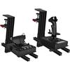 Hikig 2 Set Il Supporto da Scrivania per Joystick di volo, Acceleratore, Hotas, per Logitech X52/X52 Pro/X56/X56 Rhino,Thrustmaster T-Flight Hotas/T.16000M Hotas/TCA Officer Pack, VKB Hotas