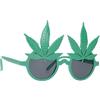 Folat Creative 00705 - Occhiali folat foglie di cannabis, colore: Verde