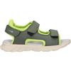 Geox J Sandalo Airadyum Bo, Uomo, Lime Militare, 37 EU