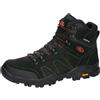 Brütting Mount Princeton, Stivali da Trekking Uomo, Nero/Rosso, 40 EU