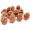 Bright Ideas Mini pettirossi Natalizi. PK12 - Pettirossi Natalizi Marroni e Rossi, 4,5 cm, Perfetti per progetti di Artigianato Natalizio, per Bambini e Adulti, BI8500
