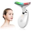 DOCOCO Massaggiatore Viso Lifting Antirughe Elettrico,DOCOCO Dispositivo di Bellezza con 3 Modi LED a 45°C con Microcorrente per Rughe, Massaggio Viso EMS Gua Sha per Viso e Collo