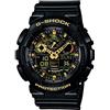 Casio Orologio Quarzo Uomo, misura cassa 51.00mm con quadrante Nero Analogico e Digitale e cinturino Nero in Plastic/Resin Strap GA-100CF-1A9ER