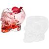 Beufee 2 Pezzi Teschio Bicchiere da Colpo, Tazze Teschio per Bere Cristallo Bar Bicchiere da Cocktail Tazza Teschio Viso Boccale di Birra Bicchieri Divertenti per Acqua Liquore Tequila