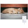 Hocosyme Pannello Radiante Infrarossi 800W, Temperatura Massima può Taggiungere i 120 gradi Celsius entro 3 Minuti - con Termostato Touch - 16 Anni di Garanzia - Certificazione TÜV - Gatto