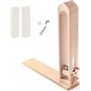 Litthing Strumenti per Cucire Supporto in legno Regolabile Cucitura a Mano Craft Cucito Pony Horse Strumento Morsetto Cuoio per DIY Cucito Cucitura Allacciatura Clip Artigianale Legno (Stili 2)